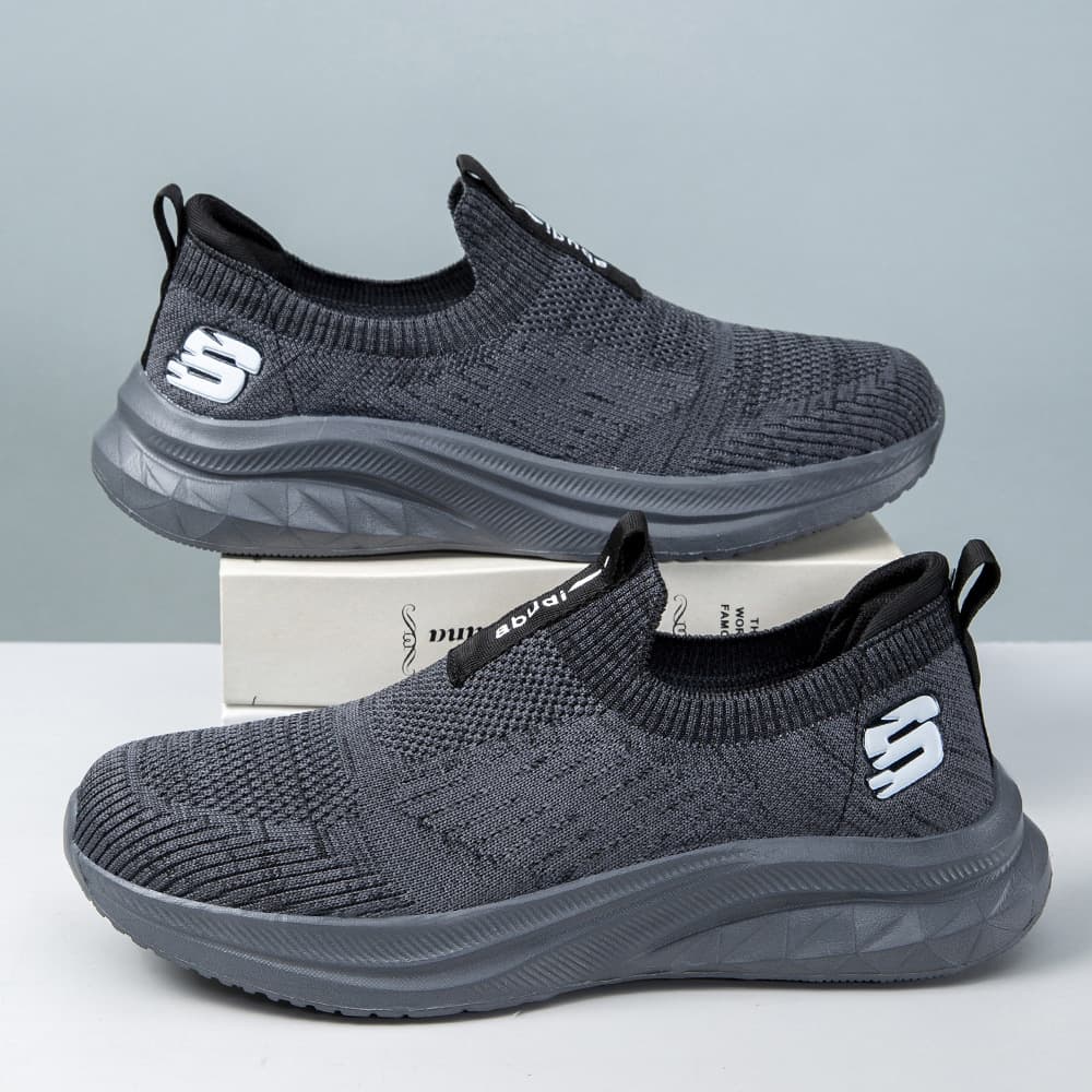 2024 New Slip-on Men's Casual Shoes with Cold Bonding Technology, Ultra-lightweight Soft Sole, Breathable Mesh, Walking Shoes for Middle-aged and Elderly