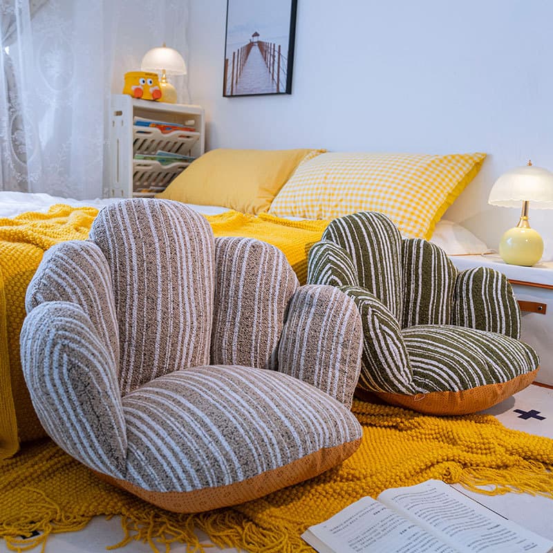 Futon cushion on the ground, lazy sofa pillow, living room, children's butt heightening mat, tatami cushion, female