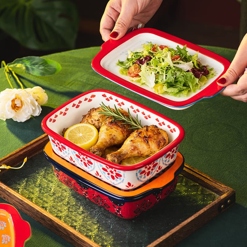 Blossom Bowl Household Ceramic Tableware 2026 New Style Soup Bowl Instant Noodle Bowl Pretty Rice Bowl Large Bowl Steamed Egg Bowl Salad Bowl