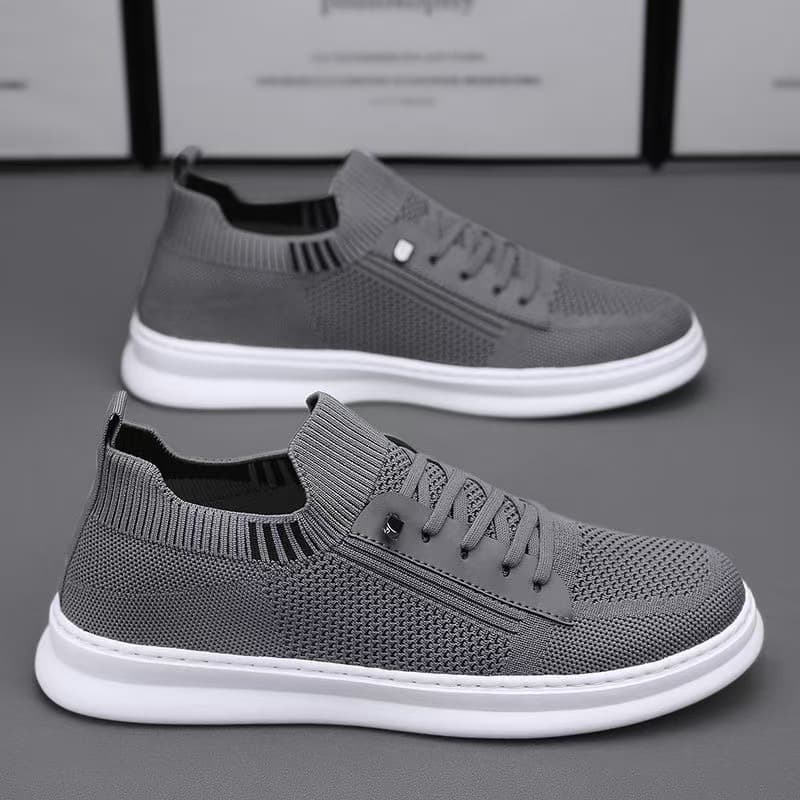 Men's Summer Breathable Thin Mesh Shoes, Slip-on Casual Sports Shoes, Trendy Men's Shoes