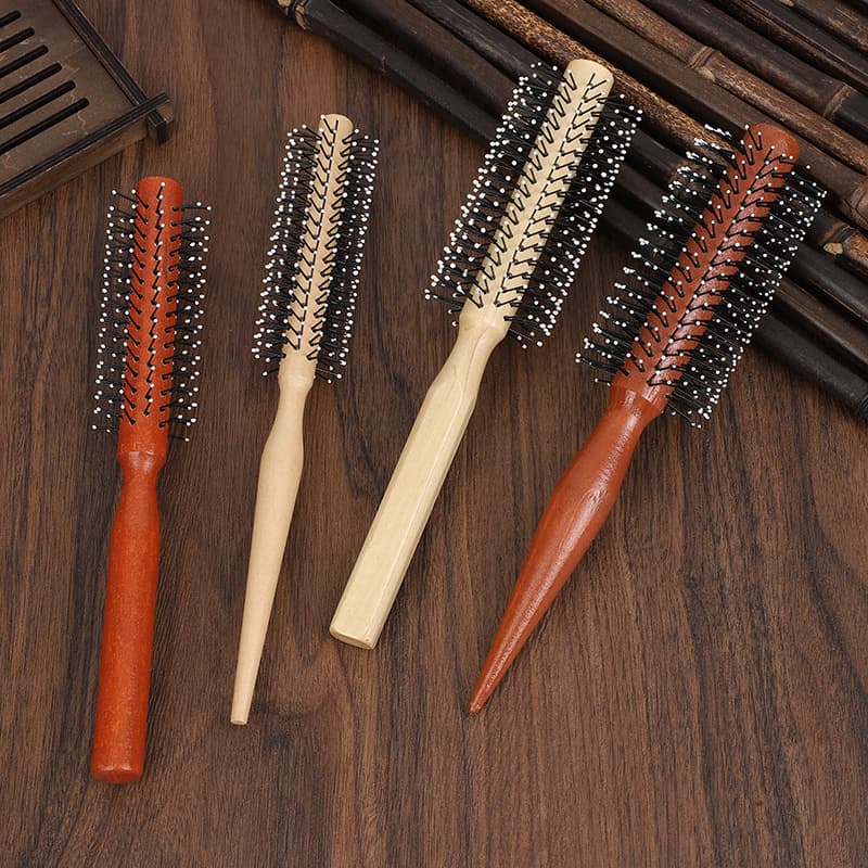 Professional Wooden Hair Curling Comb For Men And Women Perfect For Blow Drying And Styling In Salon Or At Home Hair Cutting Comb