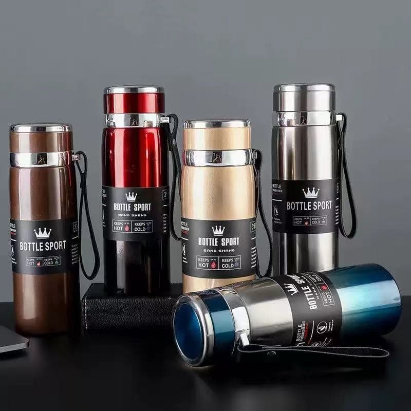 Cross-Border Hot Model 316 Stainless Steel Double-Layer Vacuum Insulated Cup Large Capacity Outdoor Portable Household Sling Kettle Wholesale
