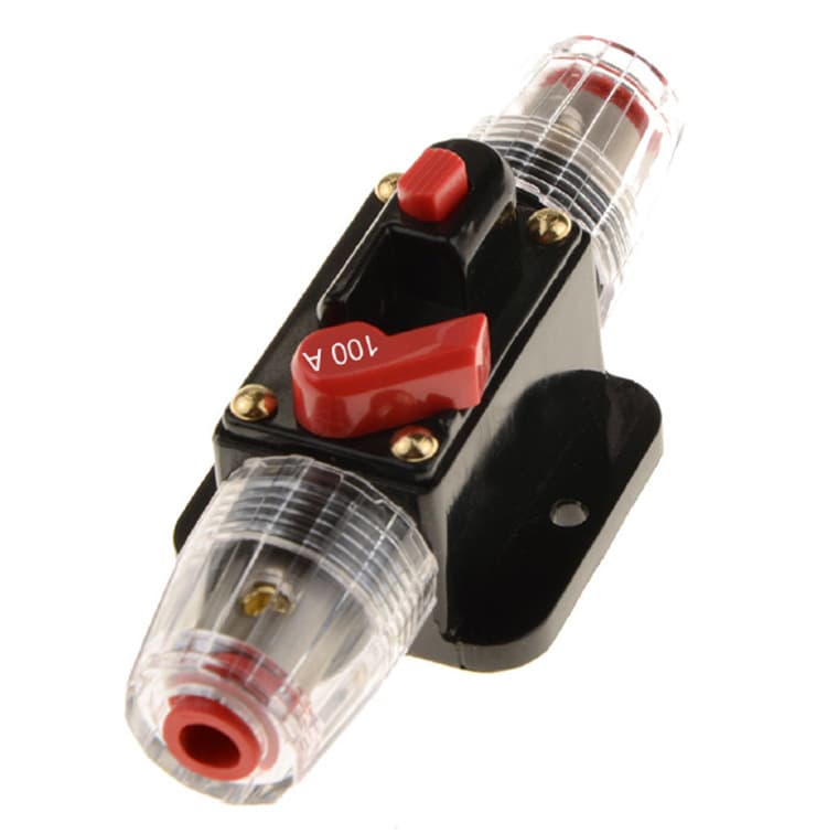 Auto Reset Circuit Breaker for Car, Yacht, RV, Automatic Overload Protection, Resettable Breaker Switch, Fuse Holder, C10 Model