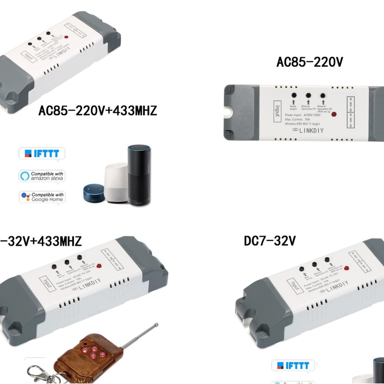 Smart Electric Curtain Remote Control, WiFi Remote Control Curtain Track Motor, Automatic Curtain