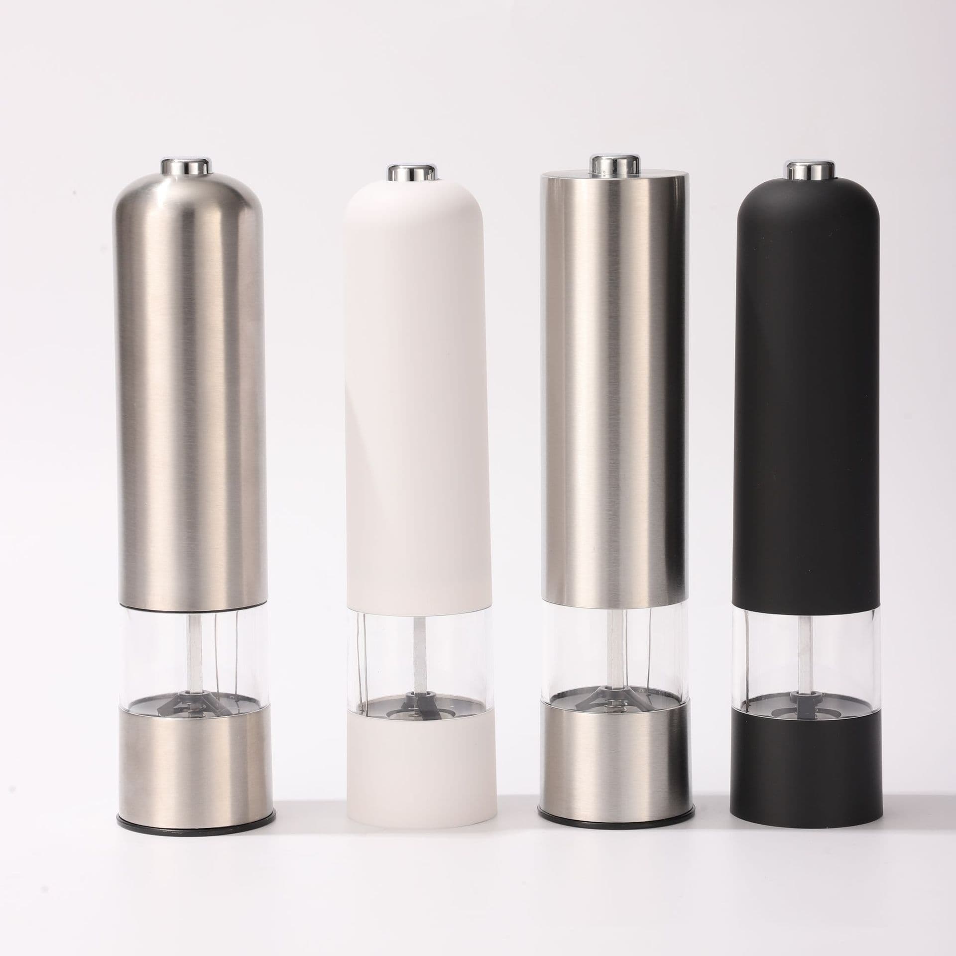 Wholesale Electric Stainless Steel Pepper Grinder - Roasting Seasoning Jar, Small Electric Grinding Bottle for Black Pepper