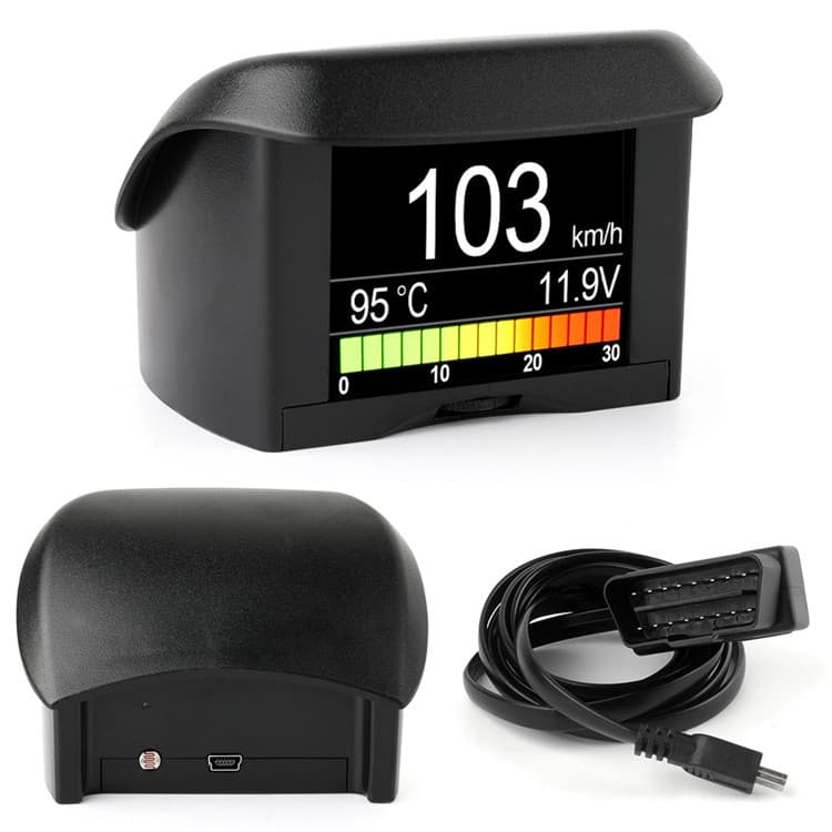 Ancel A202 OBDII Head-Up Display Engine Diagnostics RPM Water Temperature Gauge Overseas Version