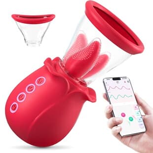 Rose Vibrator Sex Toy App Flirting Adult Toy Female Stimulator Self-Stimulator Hot Selling for Export