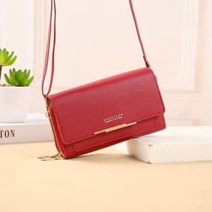 2026 New Wallet Multifunctional Single Shoulder Crossbody Bag Slim Medium Long Handbag Coin Purse Factory Direct