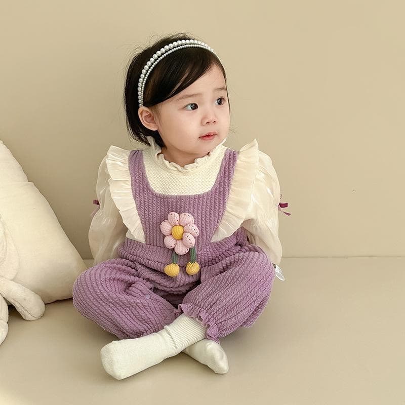 Baby Princess Outfit Adorable Spring Clothes for Girls, Cute Stylish Romper Crawling Suit for Spring and Autumn, Outdoor Wear