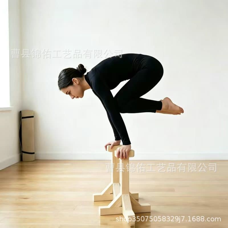 Spot Wooden Portable Handstand Balance Trainer Gym Yoga Handstand Training Balance Equipment