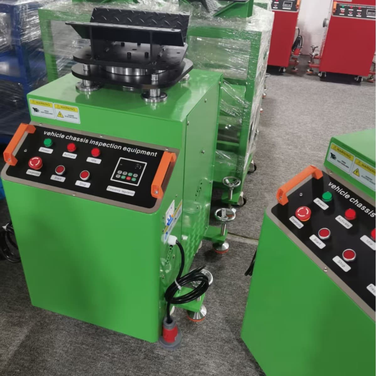 4.5T/4500KG Standard Vehicle Chassis Road Simulator, Road Roughness Simulation Test Equipment