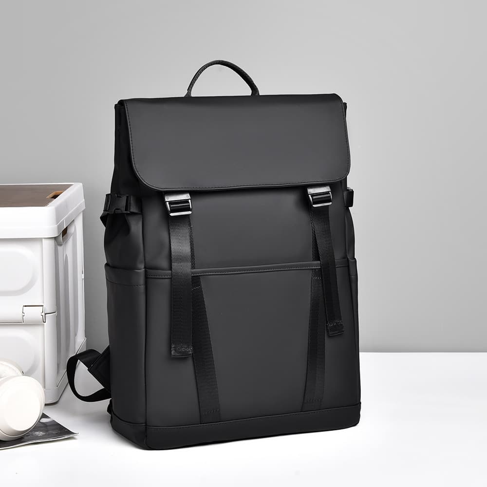 Men's Simple Laptop Backpack Trendy Business Commute Travel College Student Computer Bag Cover Style Minimalist Backpack
