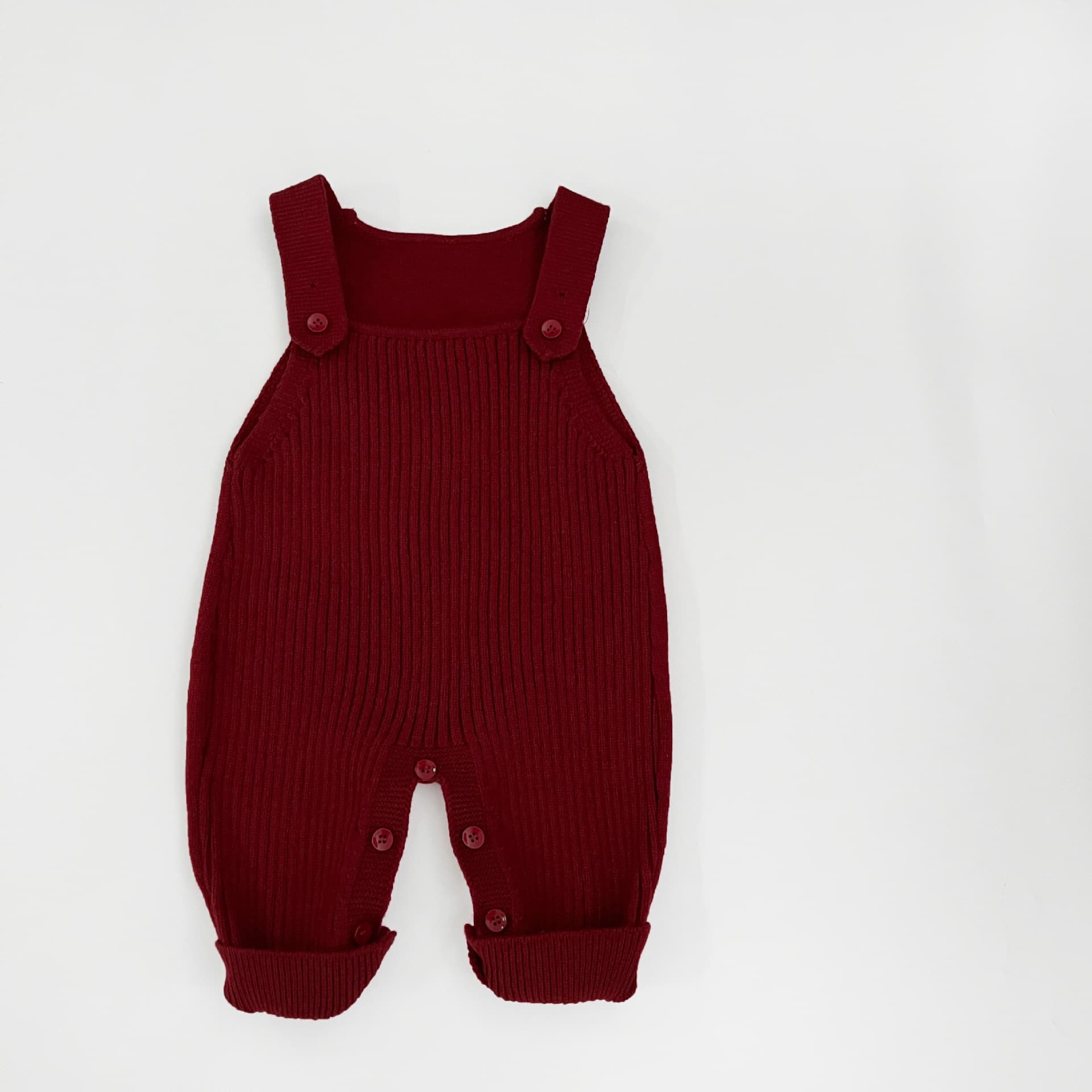 Baby Knitted Overalls Spring and Autumn Romper Boys Girls Wool Loose Pants Stylish Children's Outfit