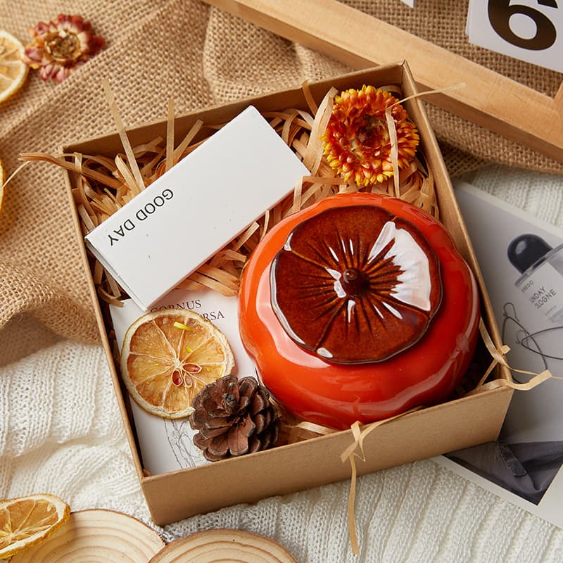 Retro Scented Candle Gift Box, Souvenirs for Groomsmen and Bridesmaids, Holiday or Birthday Presents