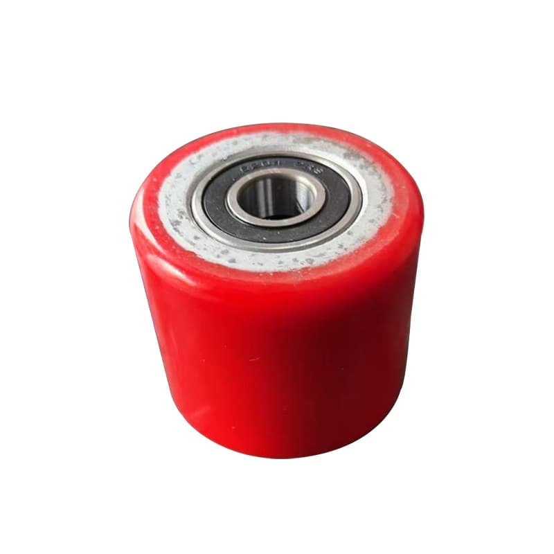 Iron Core Polyurethane PU Wear-Resistant Silent Heavy-Duty Pallet Truck Moving Tank Manual Hydraulic Forklift Slide Roller