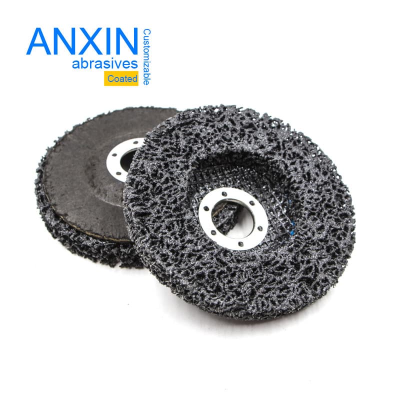 Metal stainless steel grinding pad black diamond grinding pad automotive paint removal wood plastic nylon polishing wheel rust removal