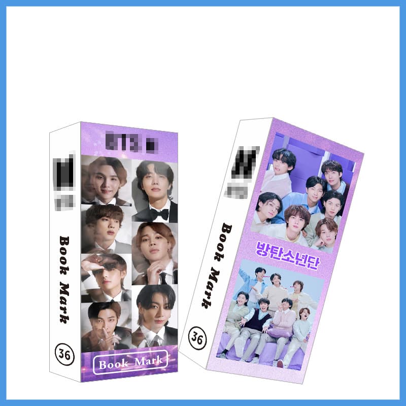 Han Xing Surrounding 36 Photo Bookmarks TWICE SEVENTEEN Straykids Student Gift Stationery