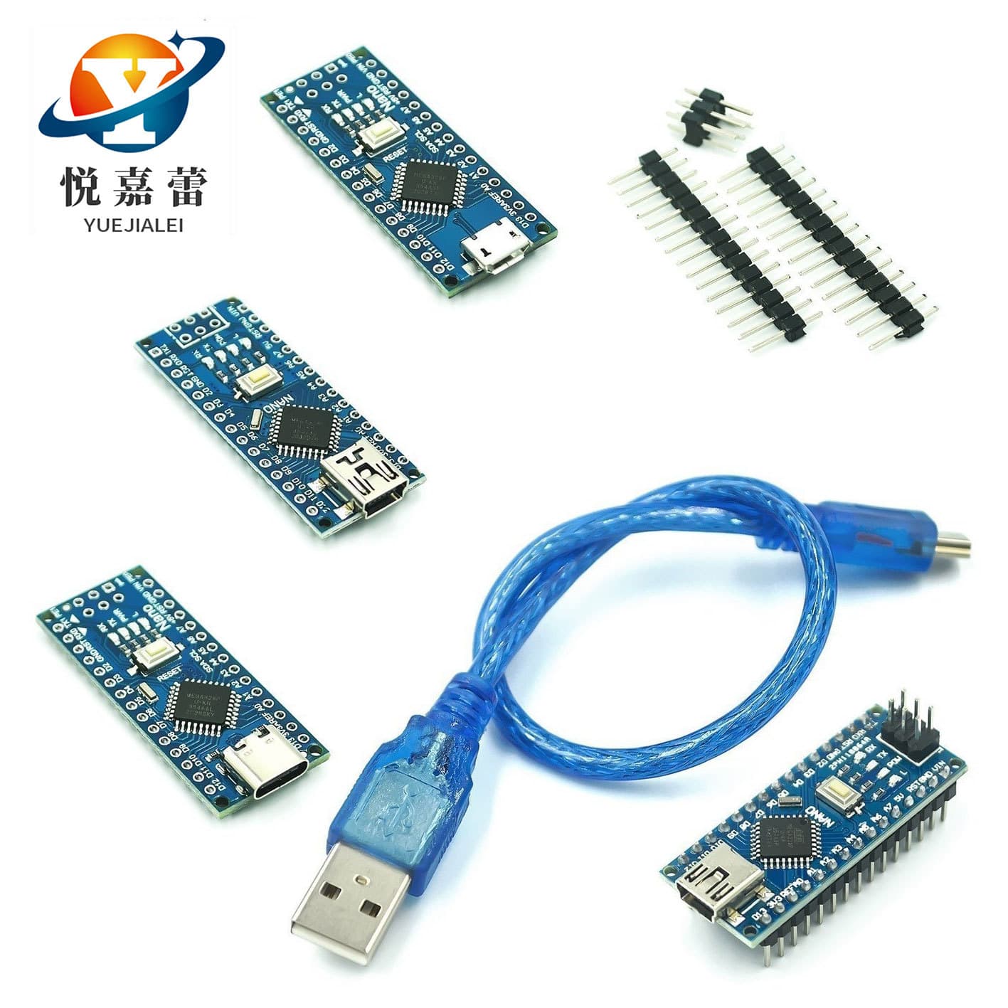 Nano V3.0 CH340G Improved Version Atmega328P Development Board Type-C/micro