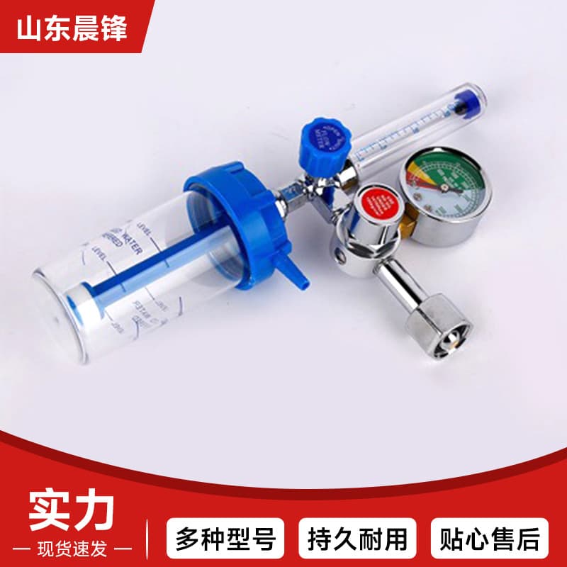 Buoy type oxygen inhaler medical oxygen bottle flow pressure gauge pressure reducer oxygen supply flow meter oxygen meter