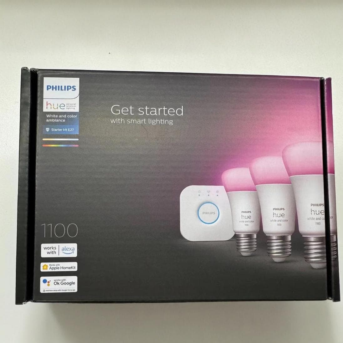 Flying hue light bulb 7.5W, 800 lumens with Bluetooth, with hue bridge set