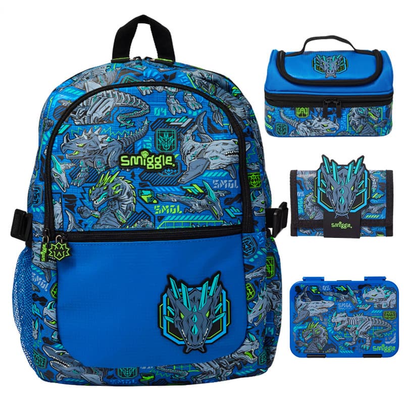 Australian Smiggle School Backpack Cartoon Large Capacity Daypack Outdoor Casual Double Shoulder Bag Children's Bag