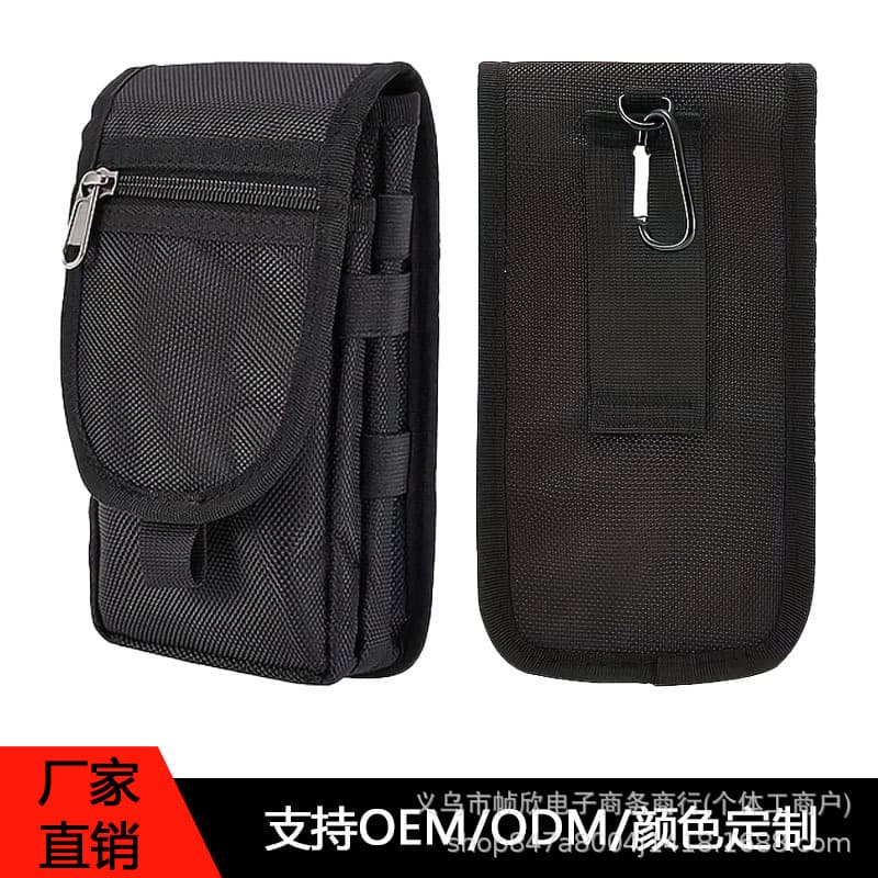 Cross-Body Phone Bag Casual Waist Bag Pen Holder Pocket 6.3-Inch Flip Phone Waist Pouch Outdoor Phone Organizer