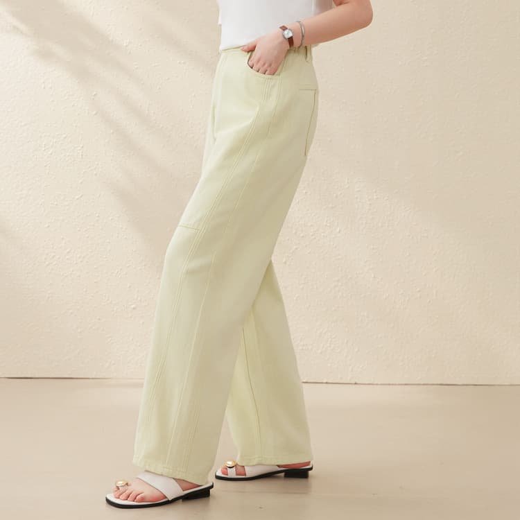 Oriental Curve Knife Pants - Pure Cotton Loose Arc Cocoon Jeans, Xianlixiu Plus Size Summer New Arrival