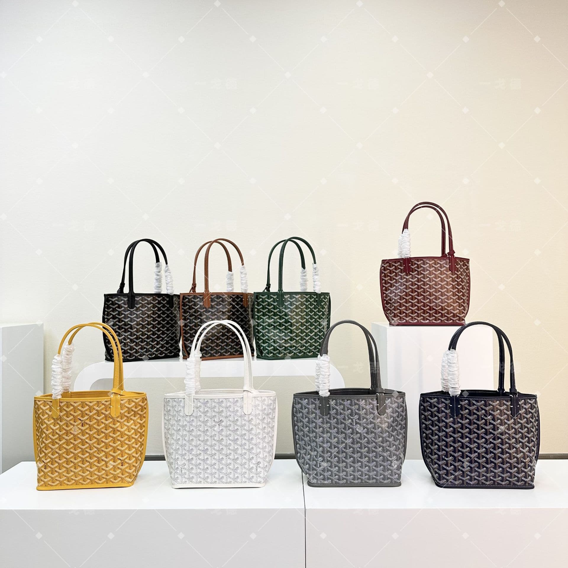 New Goyard Mini Tote Bag Double-Sided Mother-Child Shopping Bag Mini Shoulder Handbag for Women