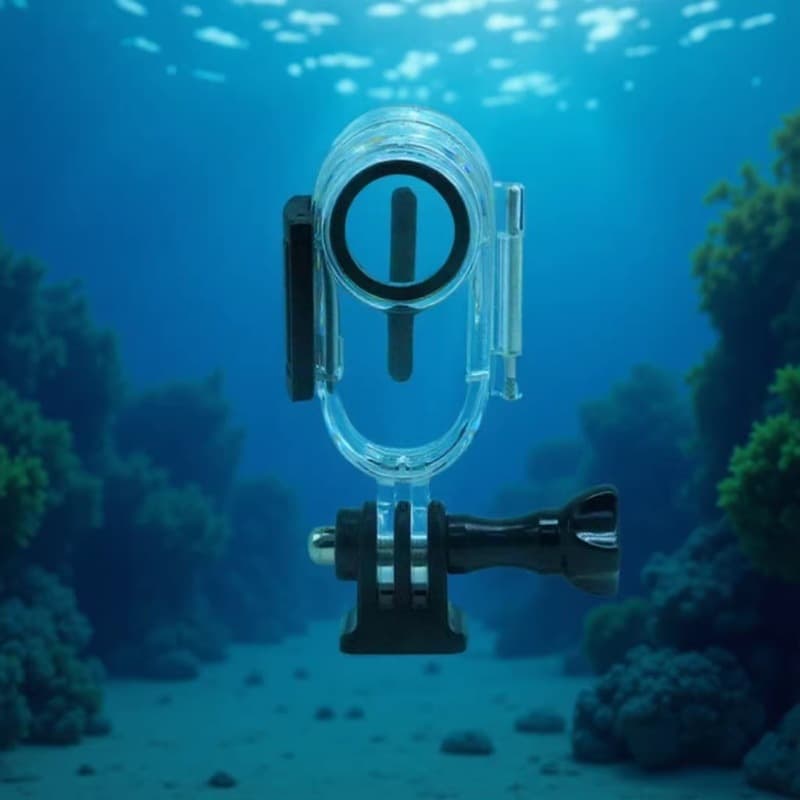 Compatible with Insta360 GO2 GO3 GO3S Thumb Action Camera Adapter Frame Protective Scratch-Resistant Shell Waterproof