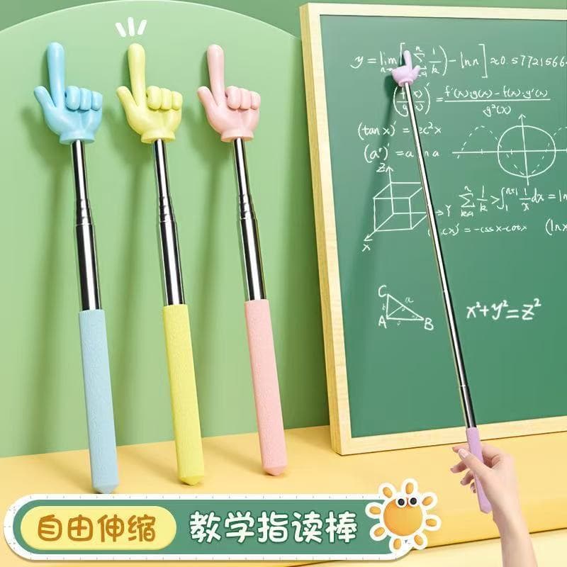 Reading Pointer Teacher Reading Finger Retractable Rod Small Finger Children Reading Retractable Teaching Stick Finger Point Reading