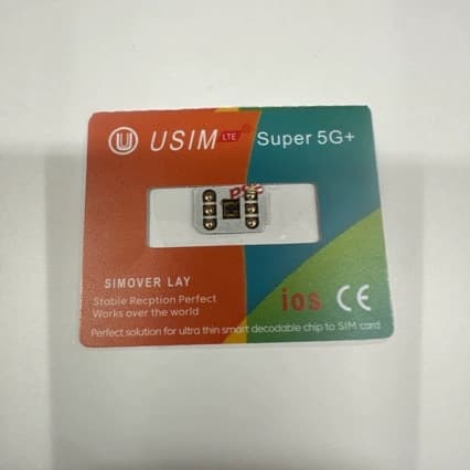 Longtaixin USIM Card Mel Mode Compatible with Apple 13/14/15/16 Dual SIM Slots