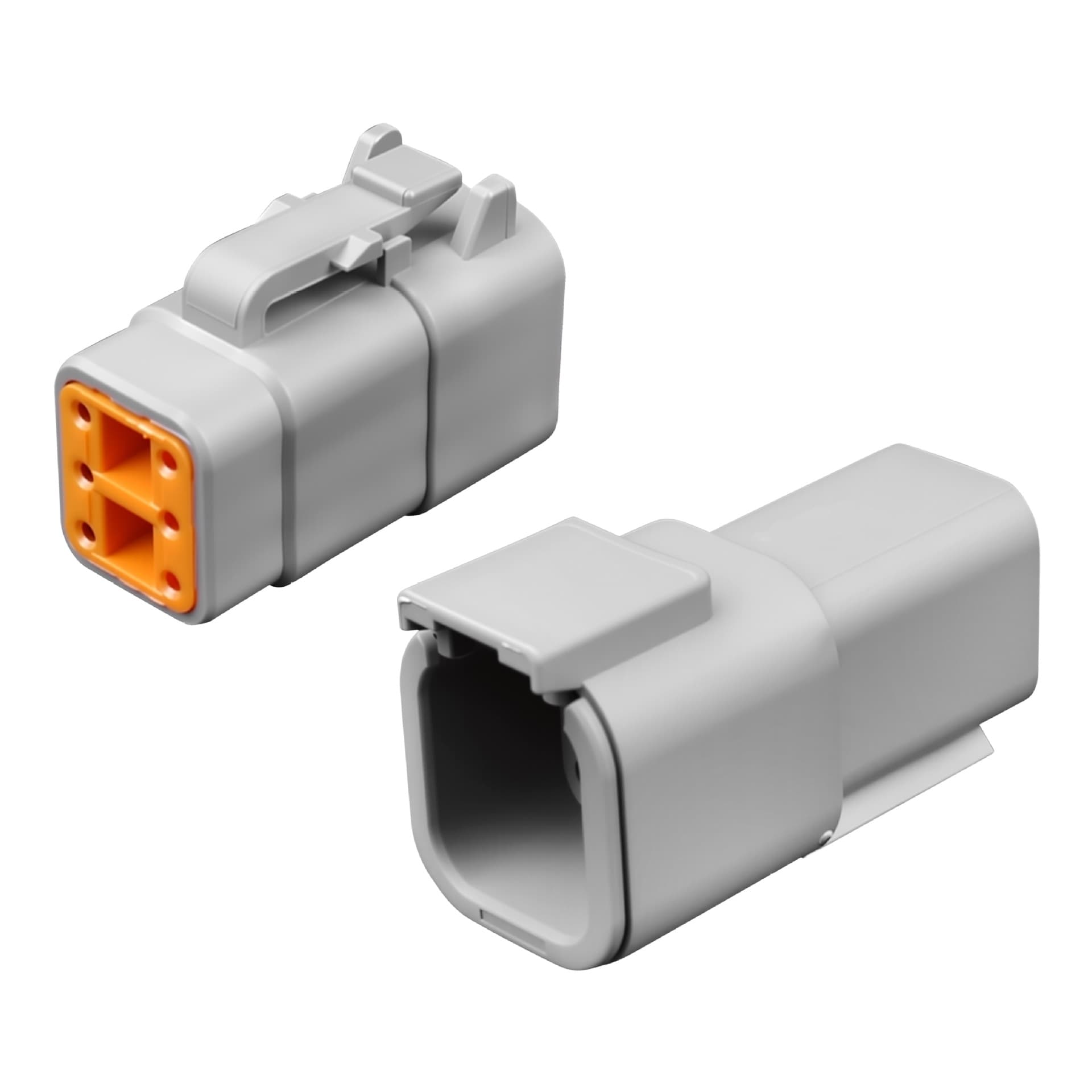 DTM04-6P/DTM06-6S Deutsch-Type Automotive Waterproof Connector, 6-Pin for Heavy Trucks and Excavators