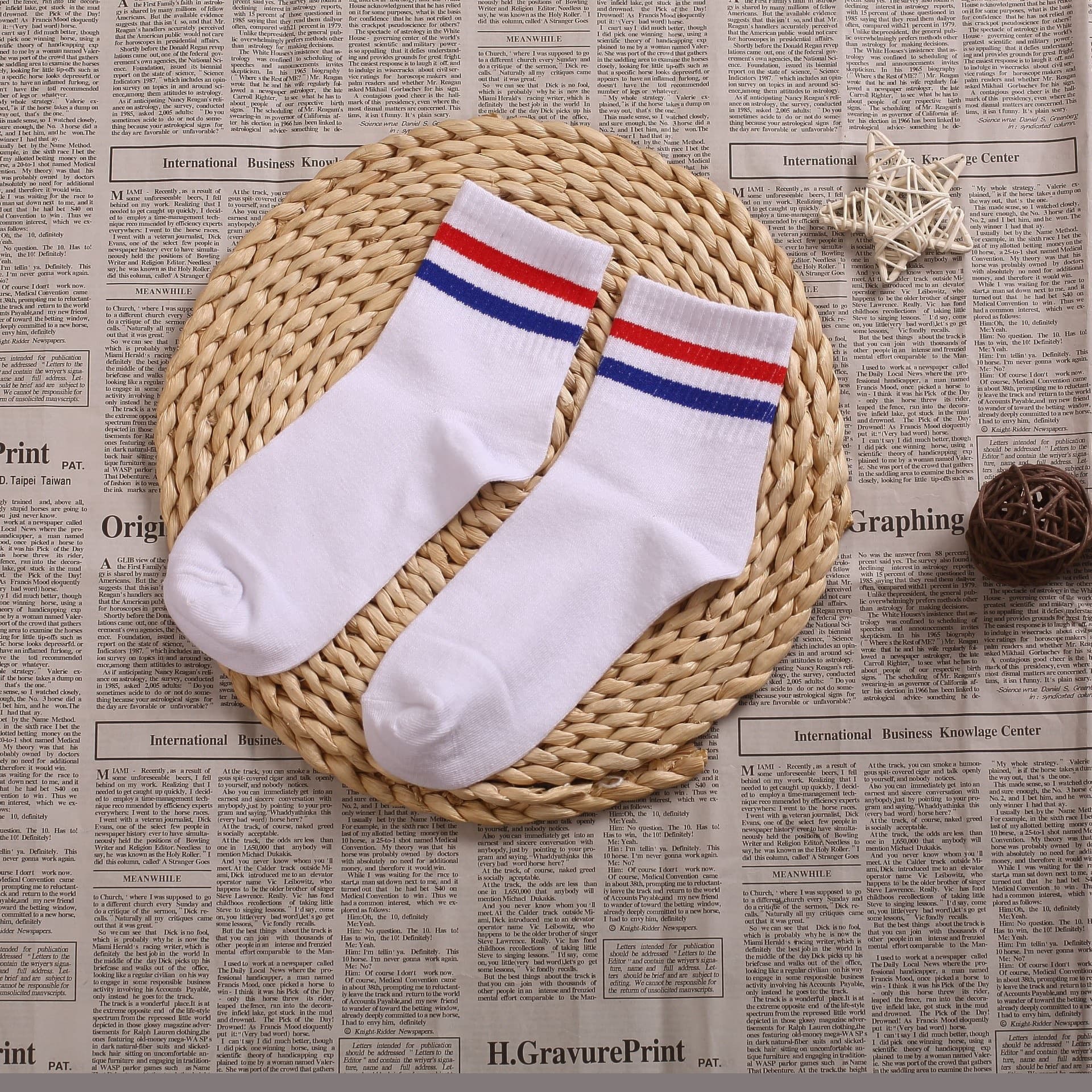 White Long Socks, Black Long Socks, White Short Socks