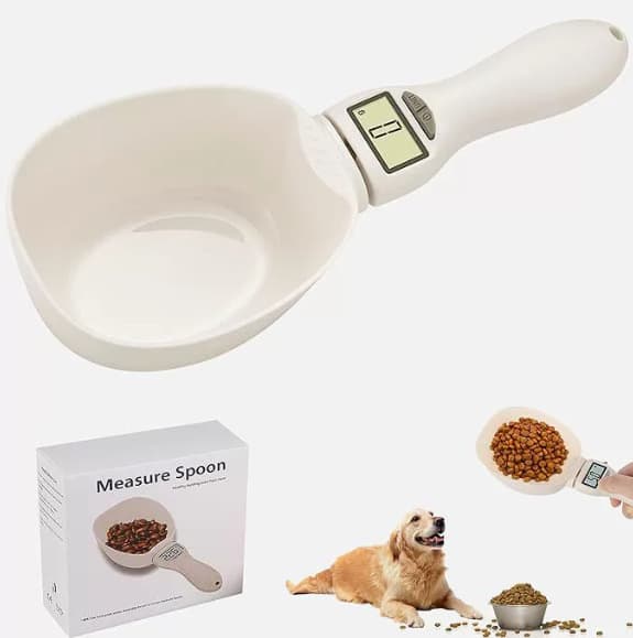 Household pet dog food cat food scale 800g handle spoon scale large spoon nutrition scale mini food supplement electronic scale