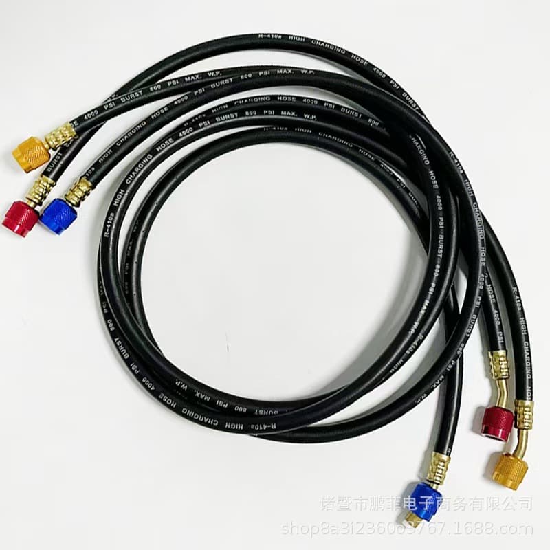 Factory direct sales of R134A automotive air conditioning refrigerant filler hose, pressure-resistant and explosion-proof refrigerant hose, refrigerant connection hose