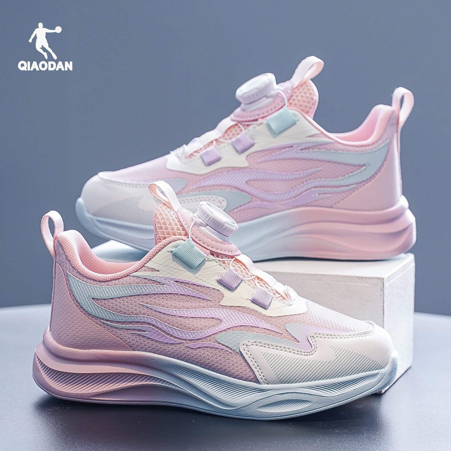 Jordan Girls' Sports Shoes Children's Shoes 2026 New Breathable Casual Summer Mesh Girls' Running Shoes