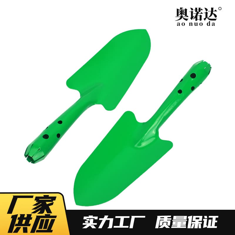All-iron one-piece garden shovel for gardening, gardening, loosening soil, small shovel for sea use, beach toy shovel, 2 yuan store supply