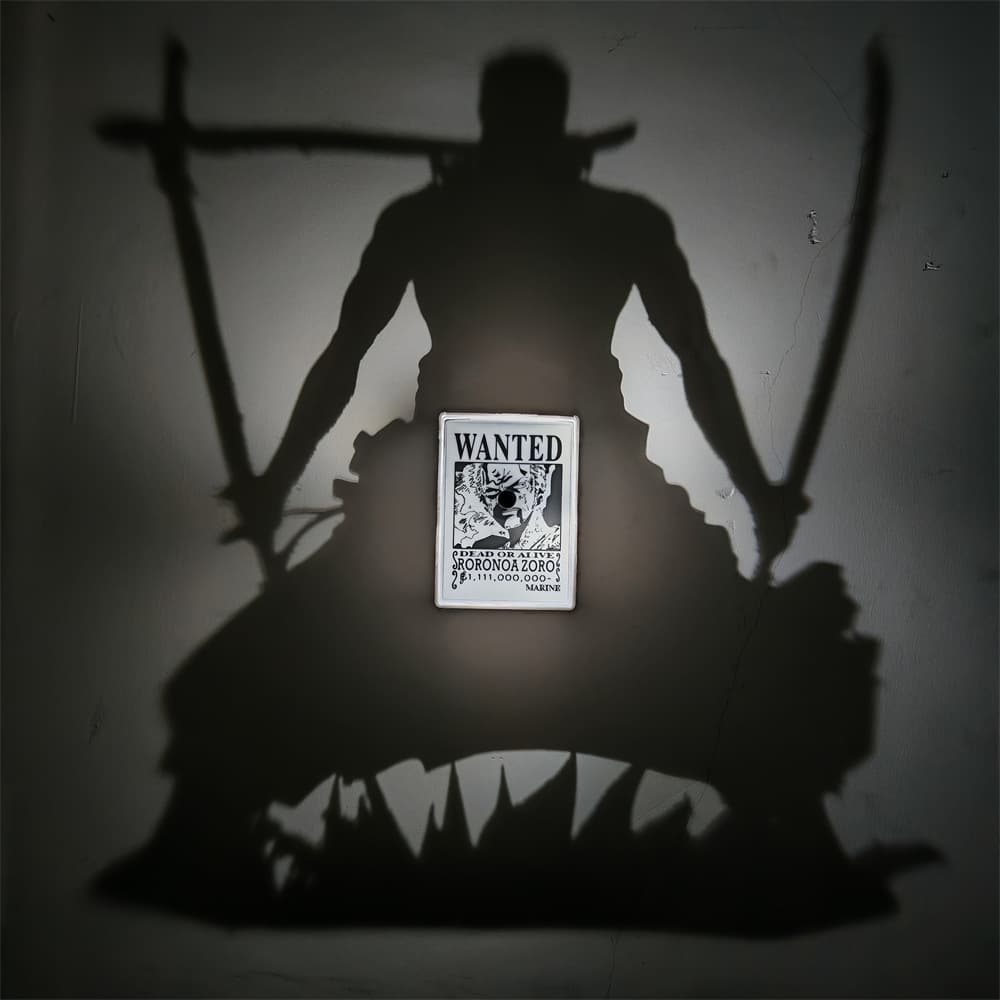 Anime Projection Atmosphere Lamp Wall Light Ghost Slayer One Piece Detective Conan Shadow Light Modern Minimalist Study Night Lamp