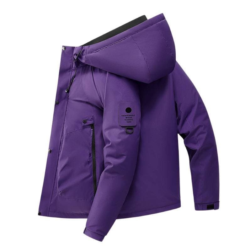 Cross-border Graphene Smart Heating Jacket Men Hooded Graphene Cotton Lined Jacket 2519 Cotton Jacket Warm