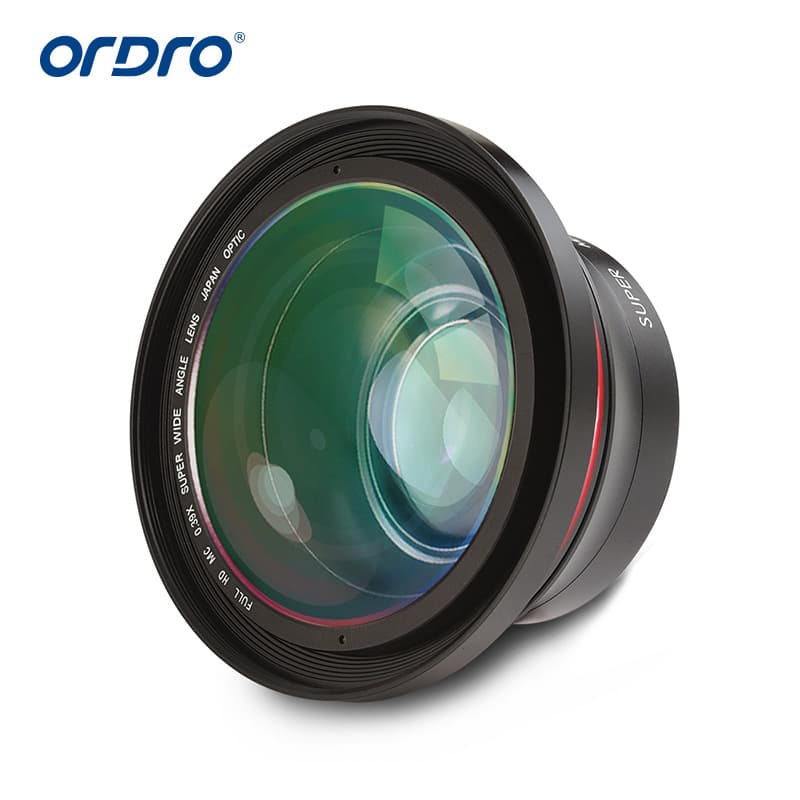 Ordro 4K Ultra Wide Angle Macro Lens High-Definition Camera Universal External Lens