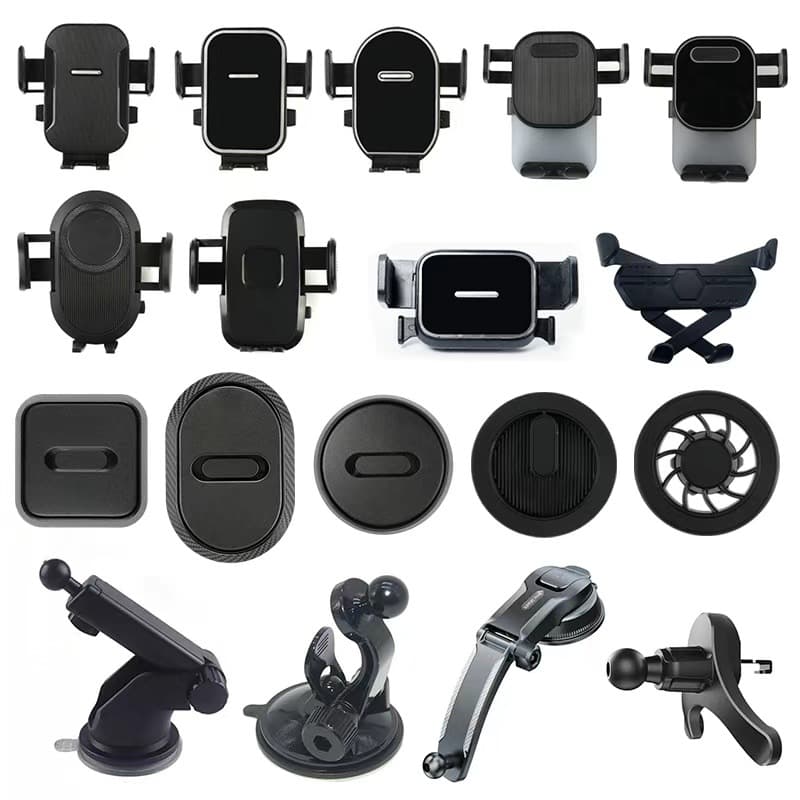 Cross-border Hot Sale Suction Cup Car Phone Holder Car Automatic Lock Dashboard Universal Waterfall Style Navigation Bracket