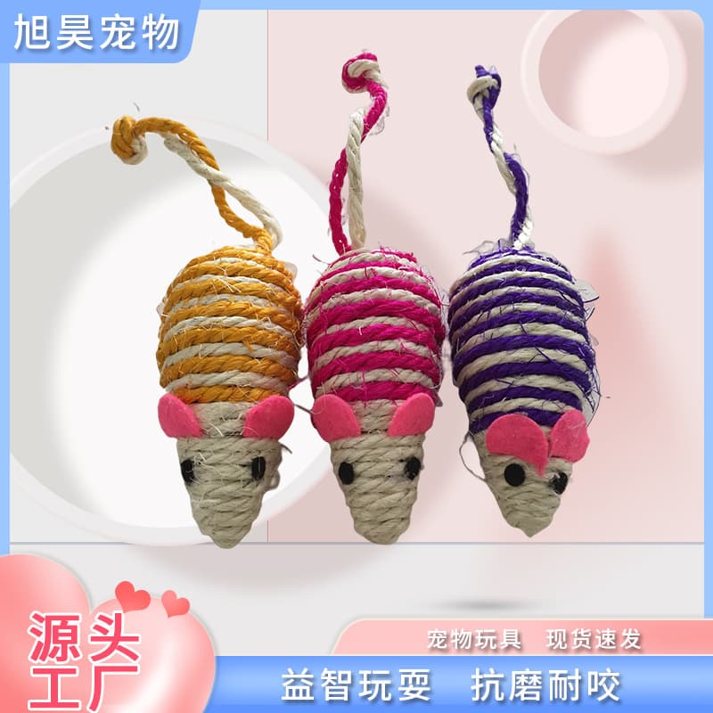Pet Toy Boredom Relief Cat Toy Simulation Mouse Cat Toy Durable Scratch and Bite Interactive Toy