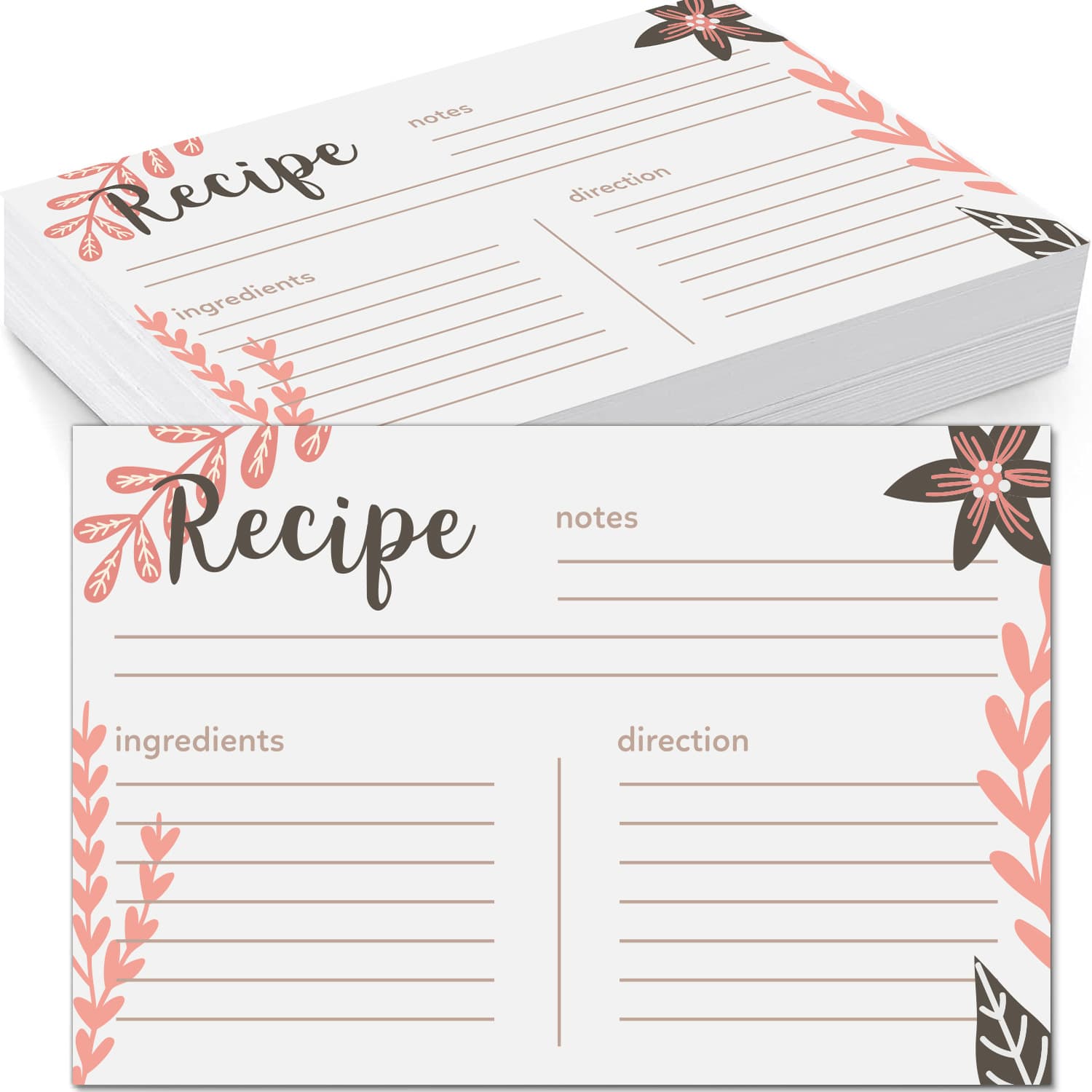 Amazon/TikTok cross-border RECIPE ingredient cards for food material tracking, 157g Shopee Asian cards