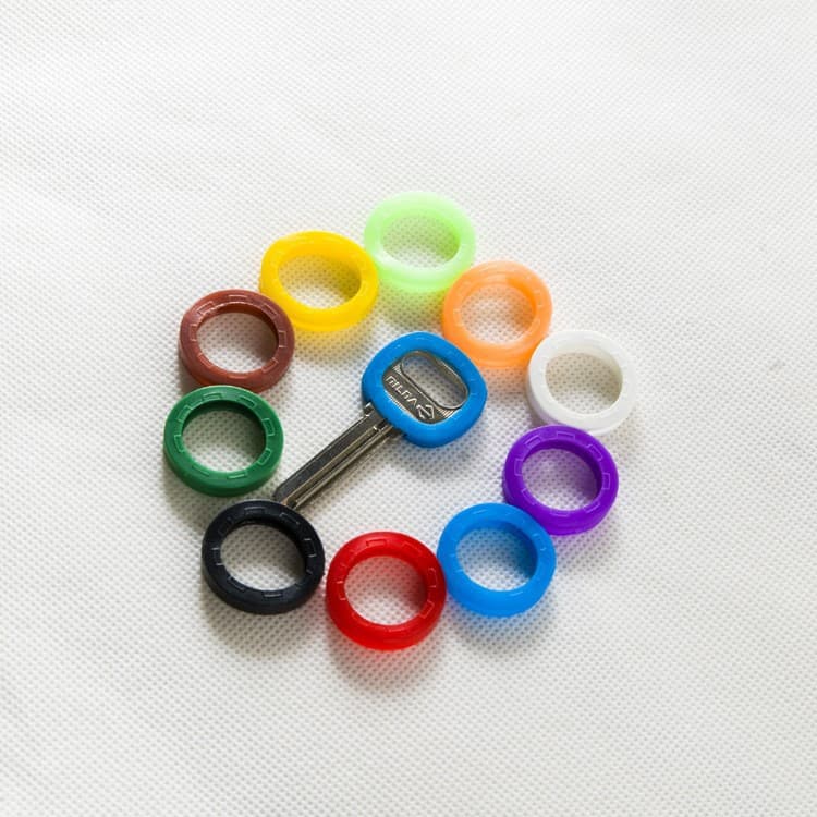 Silicone Color Key Cover / Hollow Key Cover / PVC Key Cover / Key Identification Sleeve / Key Cap