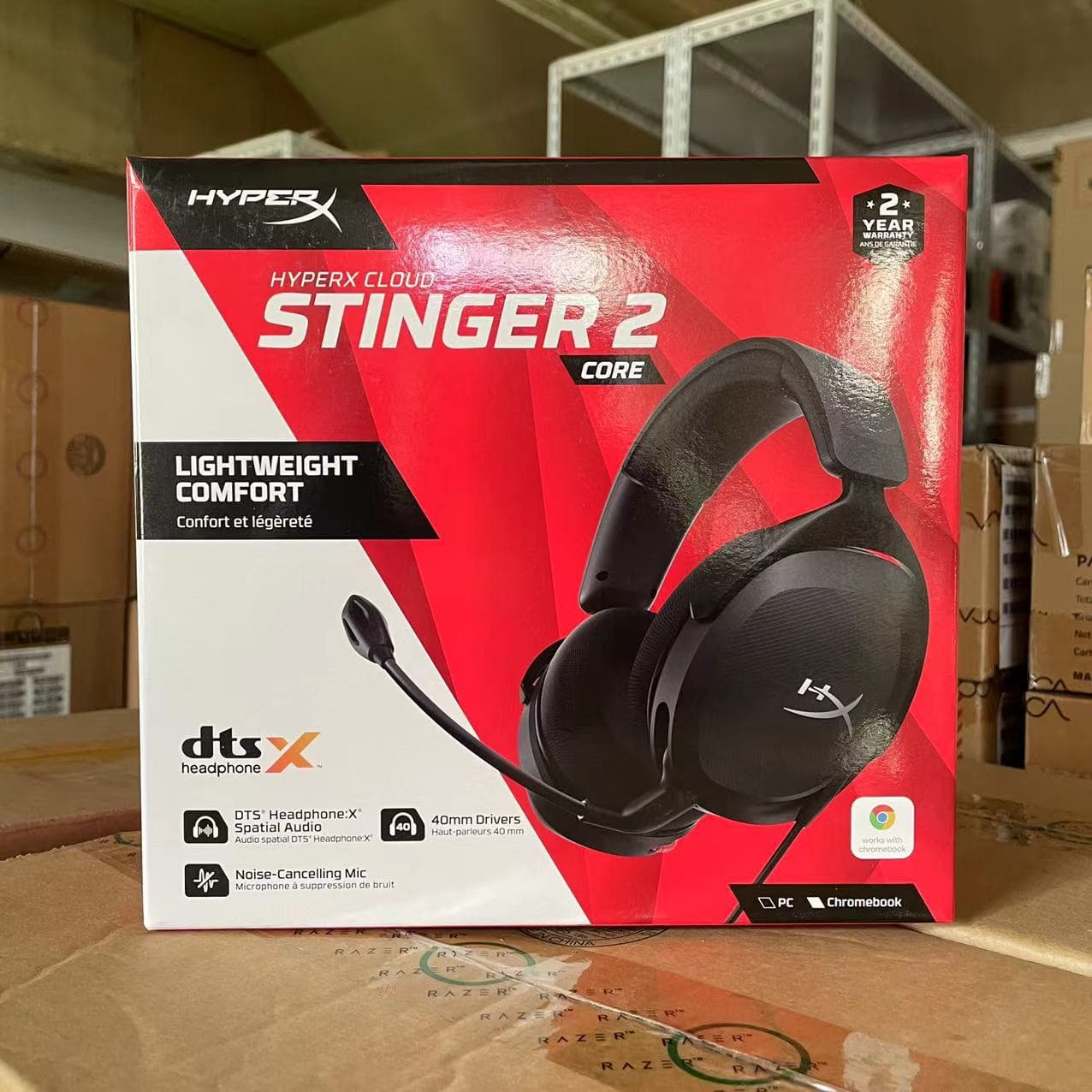 HyperX Stinger Core Extreme Unknown Stinger 2 Agile Gaming Headset Over-Ear PS PC Headphone with Mic