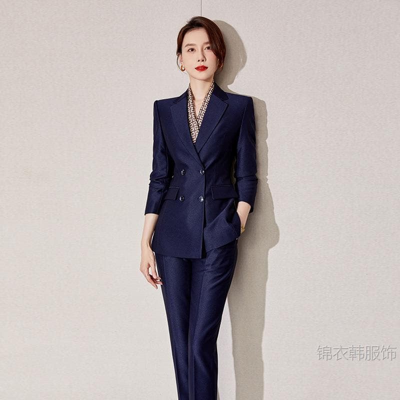 Women's Suit Set Autumn Winter Formal Occasion Professional Skirt Suit High-end Formal Wear Goddess Style Office Blazer