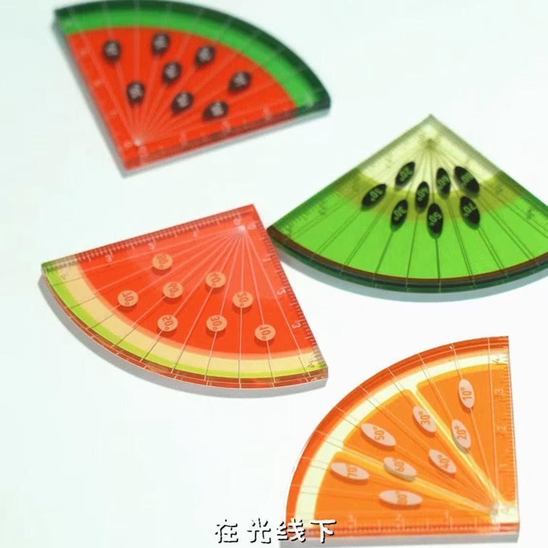 Palm-Sized Ruler, Mini Ruler, Pocket-Sized Portable Gradient Color Mini Ruler