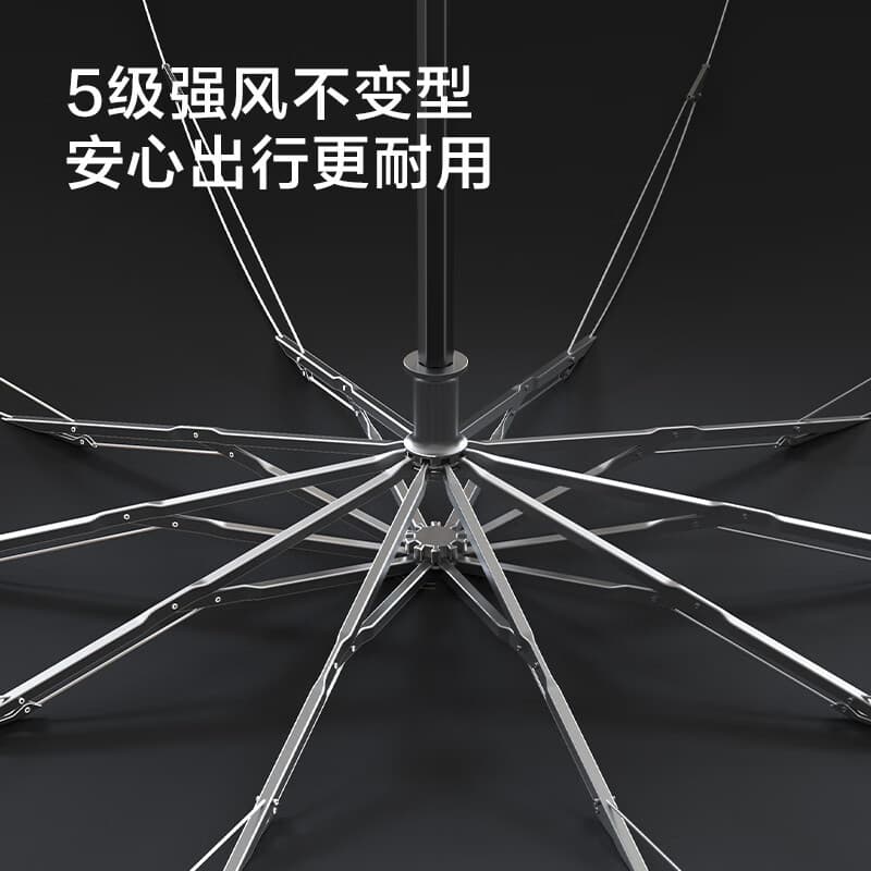 ✅ Dual-Use Folding Umbrella for Sun and Rain, Men's Business Sun and Rain Protection Umbrella with UV Sunshield