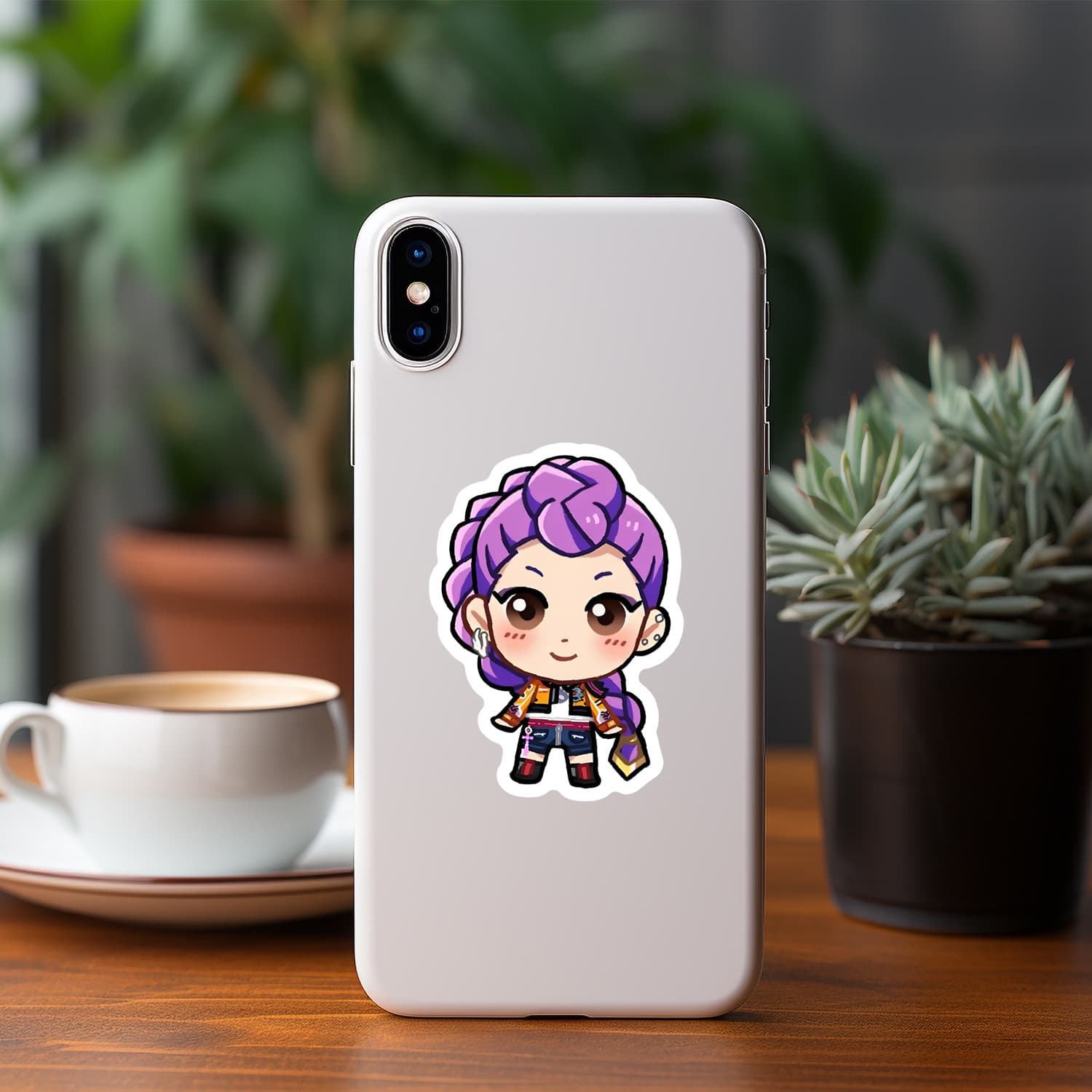 50pcs Cross-border Anime Witch Hunter Girl Graffiti Stickers Waterproof Decals for Cups and Phones Korean Anime Stickers