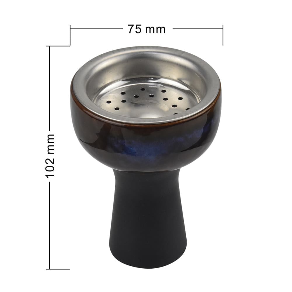Factory Supply Arabic Hookah Ceramic Tobacco Bowl Hookah Ceramic Bowl Hookah Accessories Hookah Bowl
